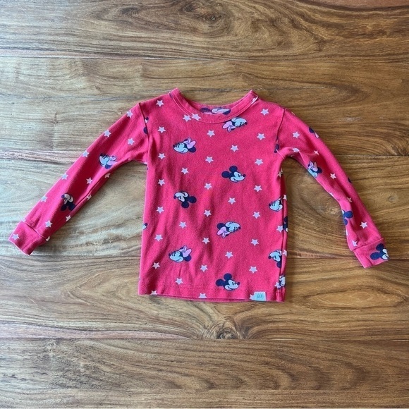 Disney x Gap Mickey Mouse Minnie Mouse Red w/ Stars & Tie Dye PJ Set x2 🐭 - Picture 5 of 16